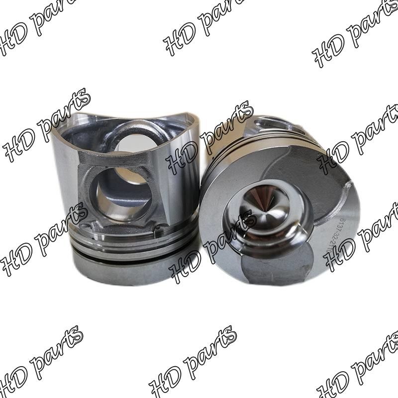 6137-32-2110 6137-32-201 موتور دیزل پیستون 4D105 S4D105-5A S4D105-5B PC220-2 PC220LC-2