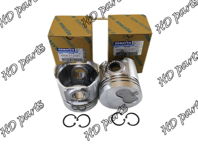4D95S-W-1 موتور دیزل پیستون 6202-32-2140 6201-32-2121 ارتفاع 104 میلی متر برای KOMATSU