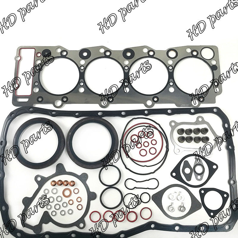کیت واشر 4HE1 برای موتور ایسوزو 5-87813-078-1 5-87815205-0 مواد کاغذ پلاستیکی لاستیک فلزی