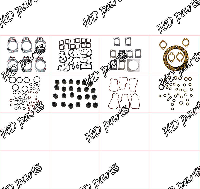 کیت تعمیر واشر 6D140-1 6212-K1-901 برای مجموعه قطعات تعمیر موتور کوماتسو