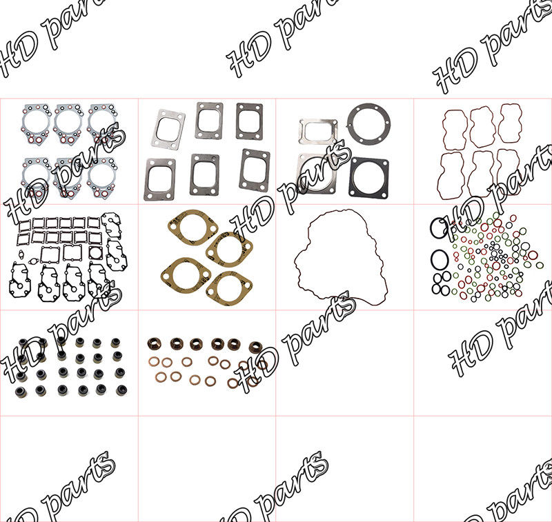 کیت تعمیر واشر 6D140-2 6217-K1-9900 برای مجموعه قطعات تعمیر موتور کوماتسو