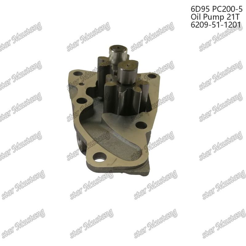6d95 Pc200-5 پمپ روغن موتور 6209-51-1201 مناسب برای قطعات موتور دیزل کوماتسو