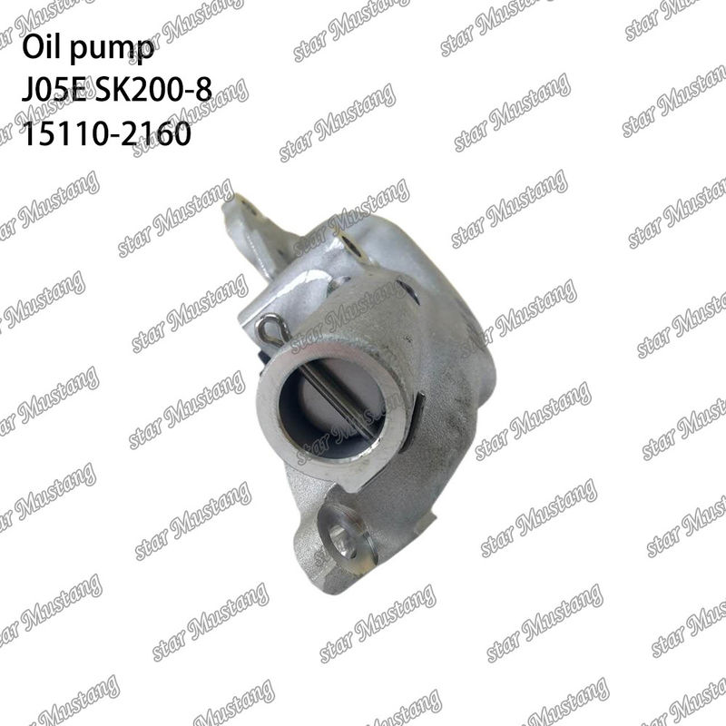 J05E SK200-8 SK210LC-8 SK250-8 SK260LC-8 پمپ روغن موتور دیزل 15110-2160 15110-2160A برای هینو