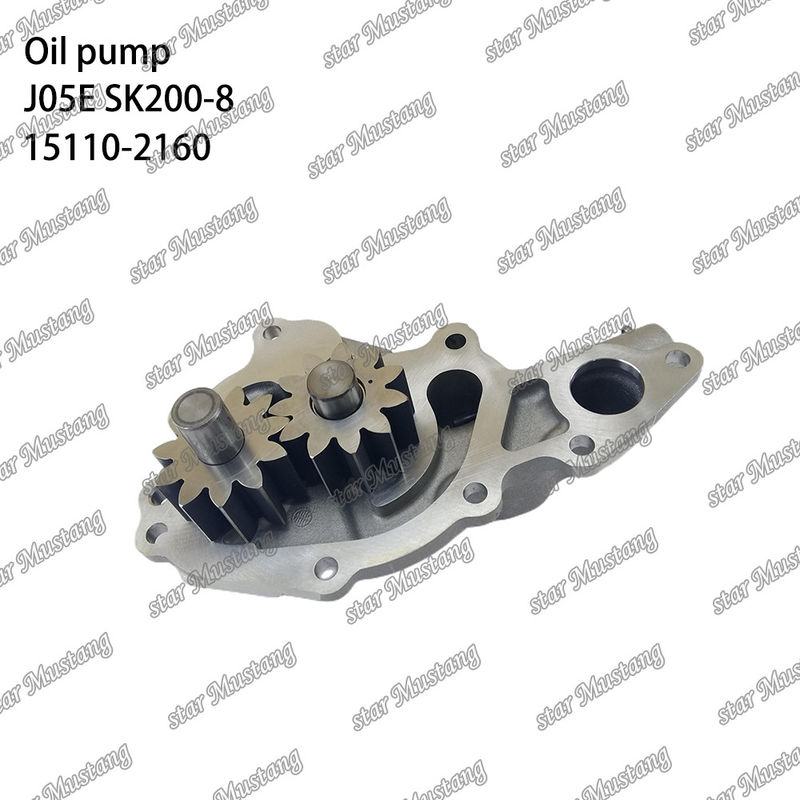 J05E SK200-8 SK210LC-8 SK250-8 SK260LC-8 پمپ روغن موتور دیزل 15110-2160 15110-2160A برای هینو