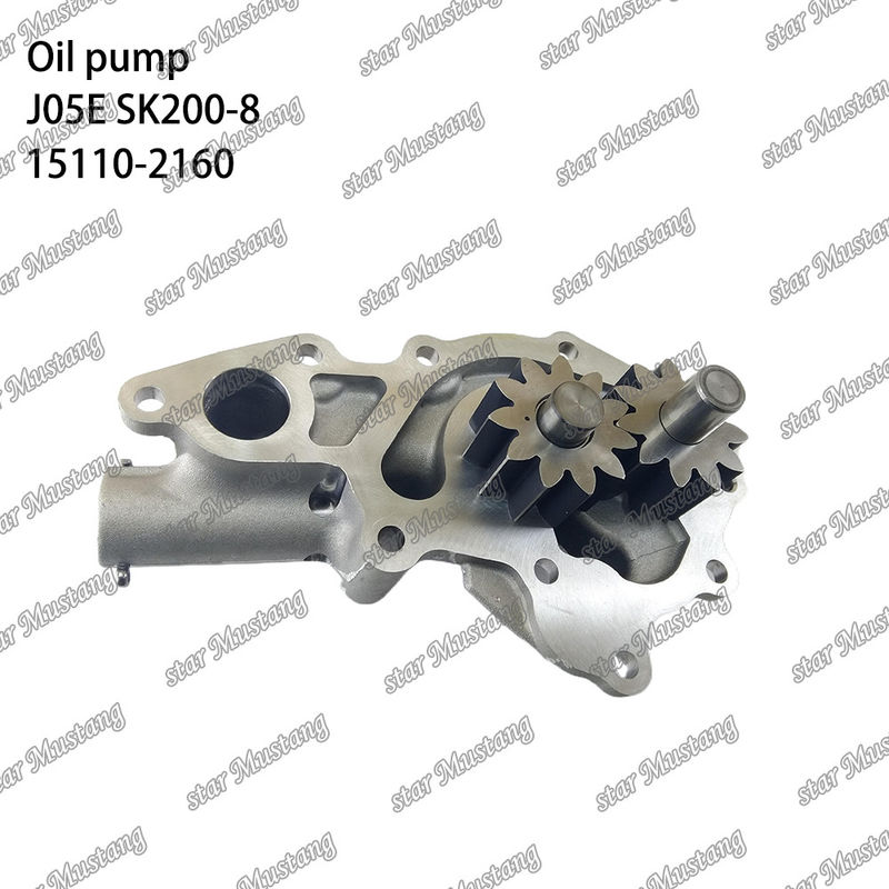J05E SK200-8 SK210LC-8 SK250-8 SK260LC-8 پمپ روغن موتور دیزل 15110-2160 15110-2160A برای هینو