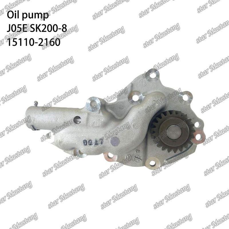 J05E SK200-8 SK210LC-8 SK250-8 SK260LC-8 پمپ روغن موتور دیزل 15110-2160 15110-2160A برای هینو