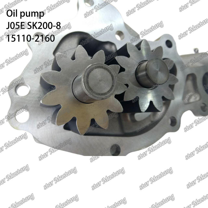 J05E SK200-8 SK210LC-8 SK250-8 SK260LC-8 پمپ روغن موتور دیزل 15110-2160 15110-2160A برای هینو