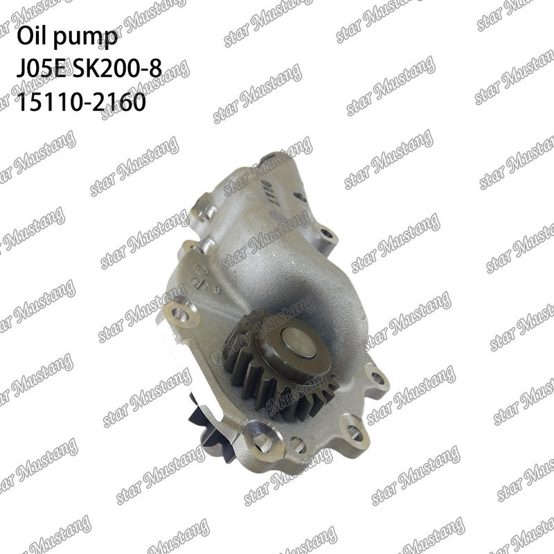 J05E SK200-8 SK210LC-8 SK250-8 SK260LC-8 پمپ روغن موتور دیزل 15110-2160 15110-2160A برای هینو