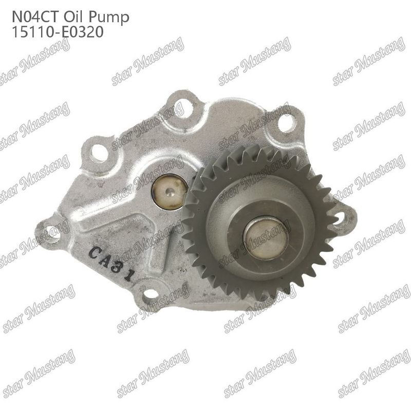 N04C N04CT پمپ روغن 15110-E0320 مناسب برای تعمیر قطعات موتور دیزل مکانیکی Hino