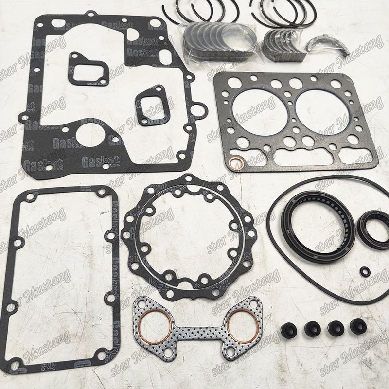 Z500 تعمیر و بازسازی کیت سیلندر لاینر پیستون با پین کیت دریچه صندلی دریچه راهنما کیت گاسکت برای موتور کوبوتا