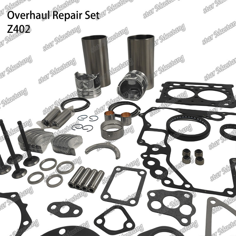 Z402 کیت تعمیر مجدد سیلندر پیستون با پین کیت شیر صندلی شیر راهنما کیت گاسکت برای موتور کوبوتا