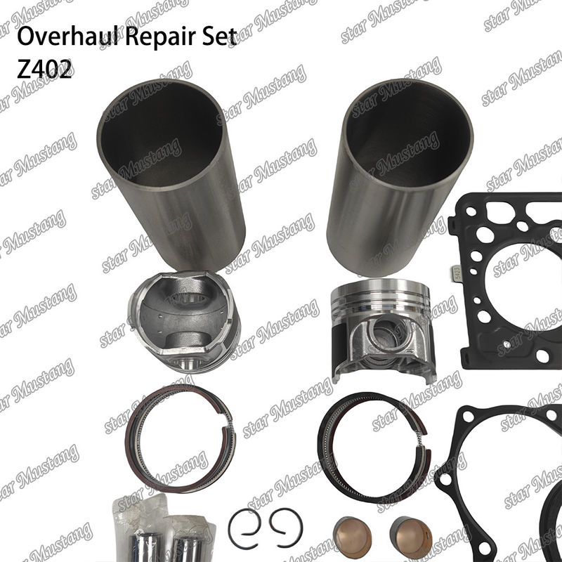 Z402 کیت تعمیر مجدد سیلندر پیستون با پین کیت شیر صندلی شیر راهنما کیت گاسکت برای موتور کوبوتا