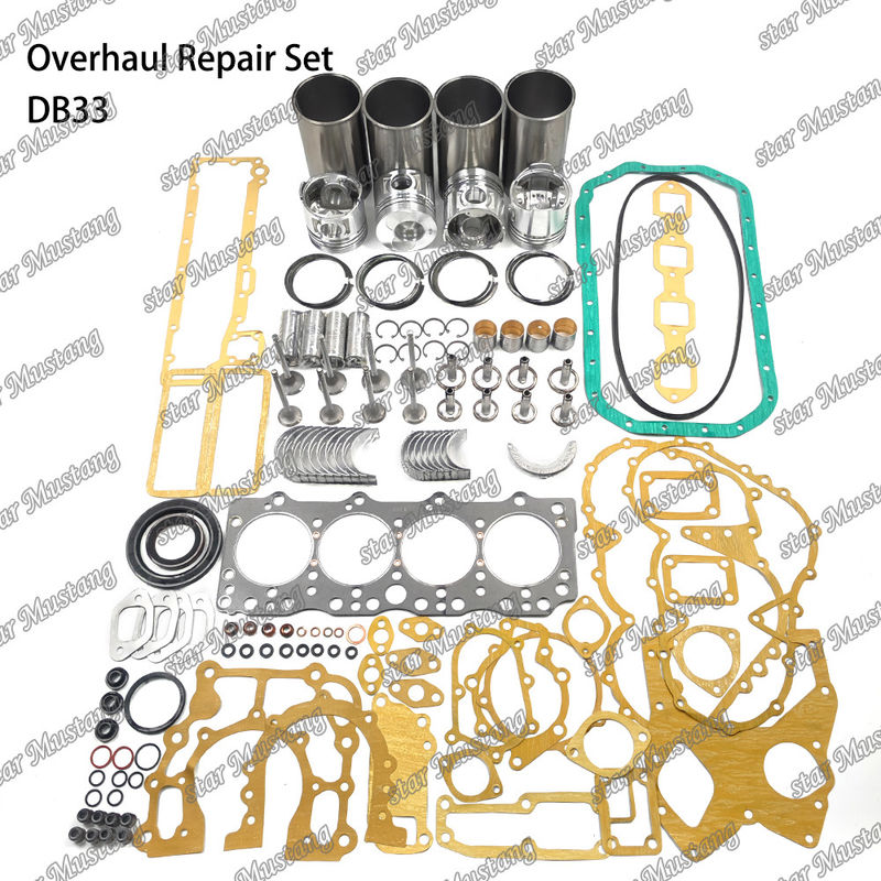 DB33 کیت تعمیرات عمده سیلندر لاینر پیستون کیت گاسکت کیت دریچه صندلی راهنمای اصلی استوانه Con استوانه برای دوسان