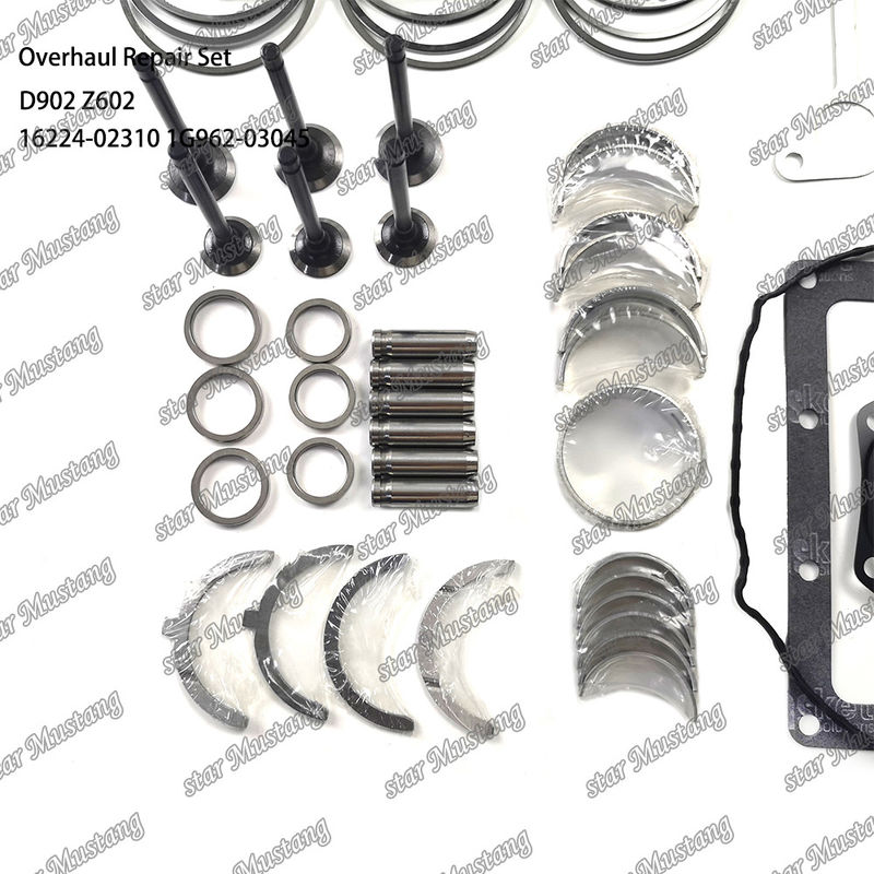 Z602 D902 کیت تعمیرات عمده سیلندر لاینر پیستون کیت گاسکت کیت 16224-02310 1J094-21770 1G962-03045 برای دوسان