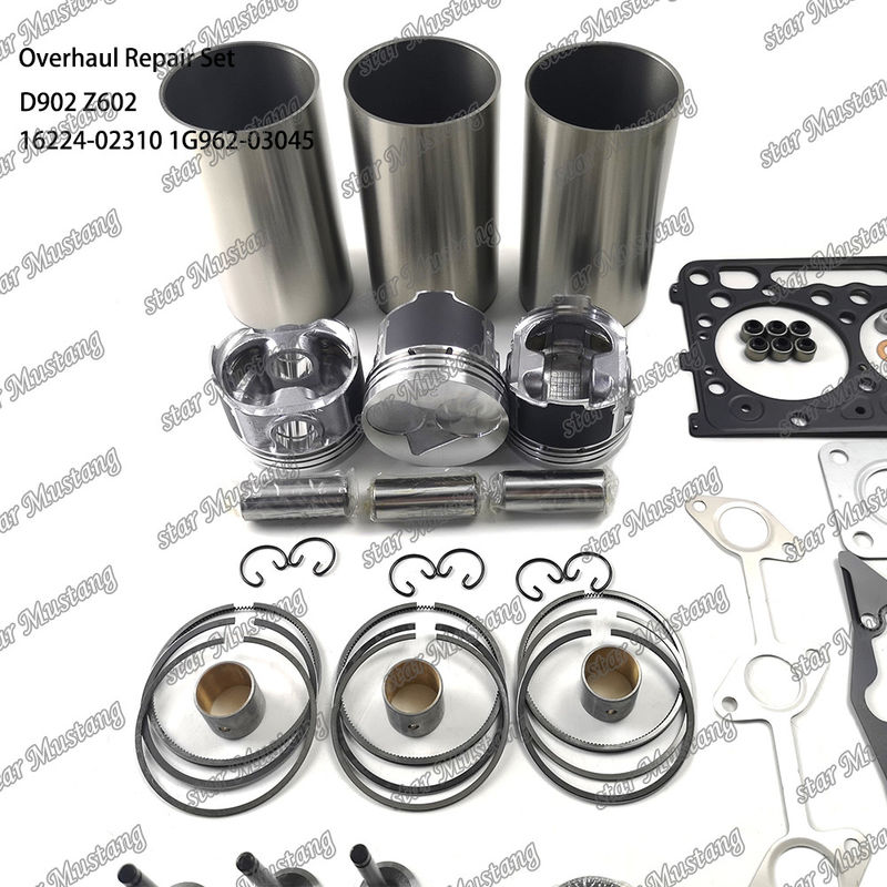 Z602 D902 کیت تعمیرات عمده سیلندر لاینر پیستون کیت گاسکت کیت 16224-02310 1J094-21770 1G962-03045 برای دوسان
