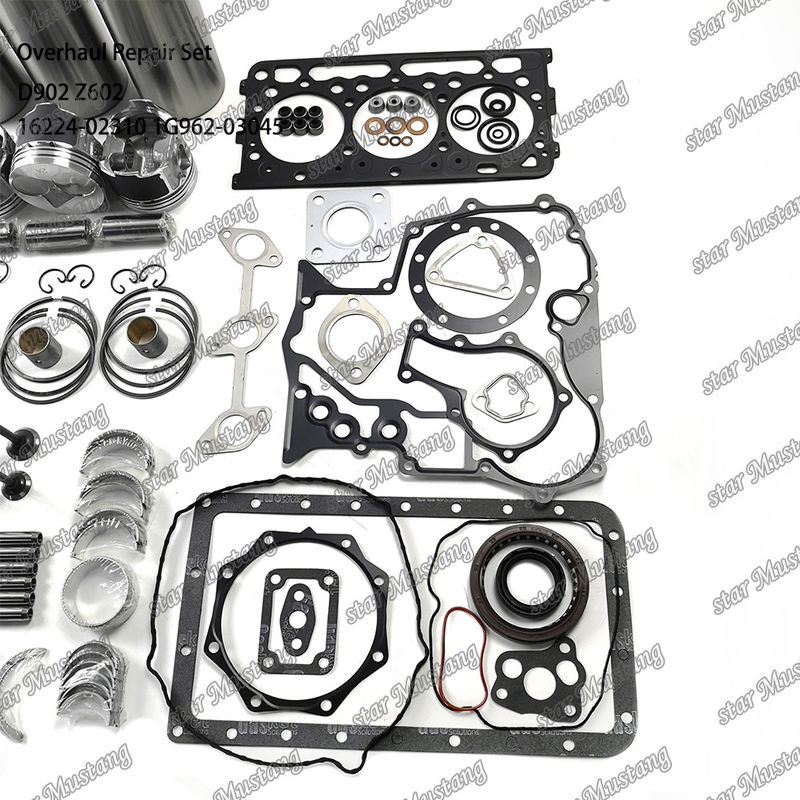 Z602 D902 کیت تعمیرات عمده سیلندر لاینر پیستون کیت گاسکت کیت 16224-02310 1J094-21770 1G962-03045 برای دوسان