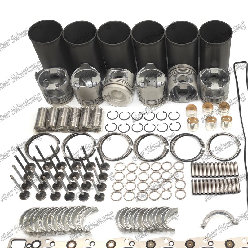 6HK1 EFI تعمیر کامل کیت سیلندری پوشک پیستون کیت گاسکت کیت دریچه صندلی راهنمای اصلی و کن استند برای ایزوزو