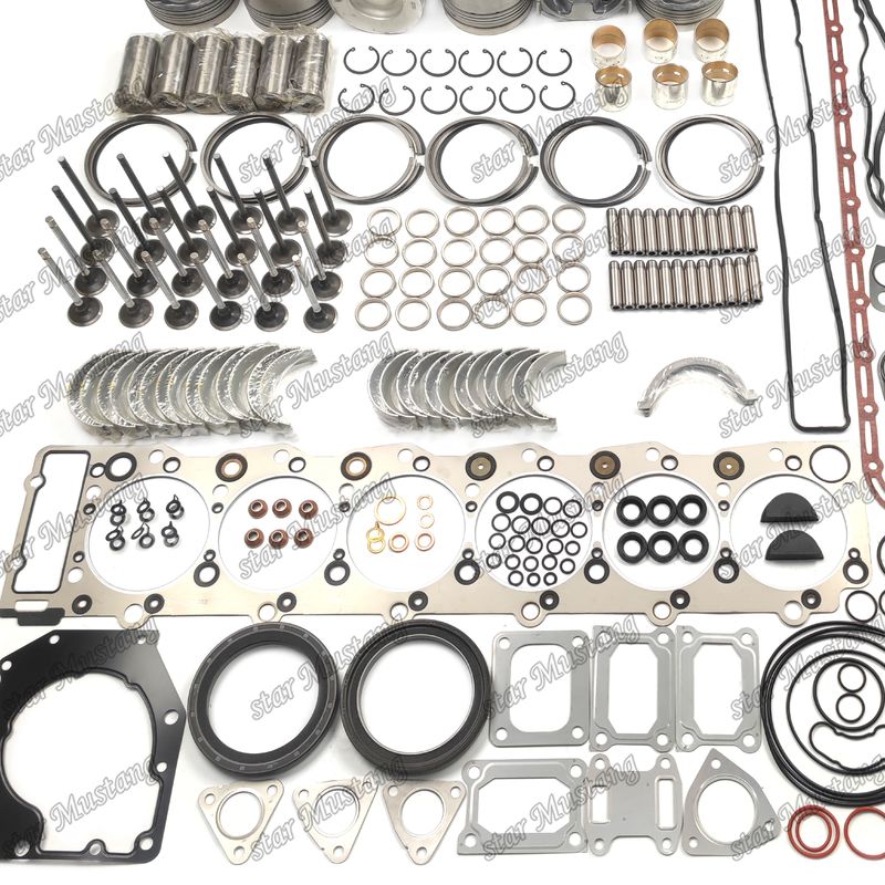 6HK1 EFI تعمیر کامل کیت سیلندری پوشک پیستون کیت گاسکت کیت دریچه صندلی راهنمای اصلی و کن استند برای ایزوزو