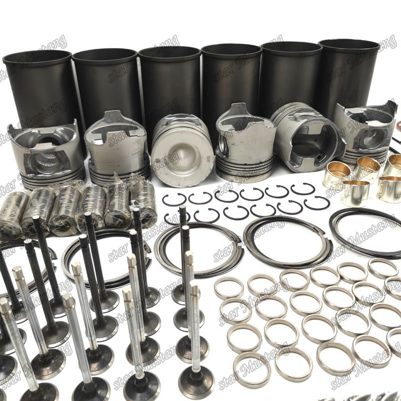 6HK1 EFI تعمیر کامل کیت سیلندری پوشک پیستون کیت گاسکت کیت دریچه صندلی راهنمای اصلی و کن استند برای ایزوزو