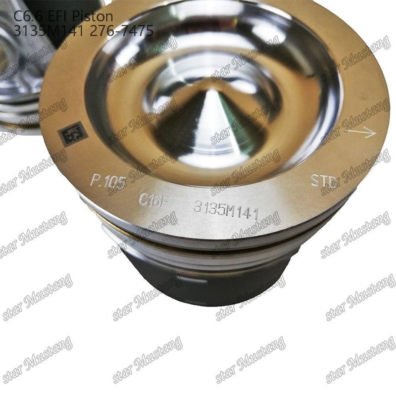 پیستون C6.6 EFI 3135M141 276-7475 برای Excavators Perkins Caterpillar و تجهیزات مهندسی