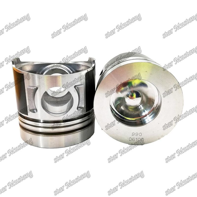 پیستون S6K S6KT 3066 E320C خنک کننده 58mm اتاق احتراق 297-7753 برای موتور دیزل Caterpillar Mitsubishi