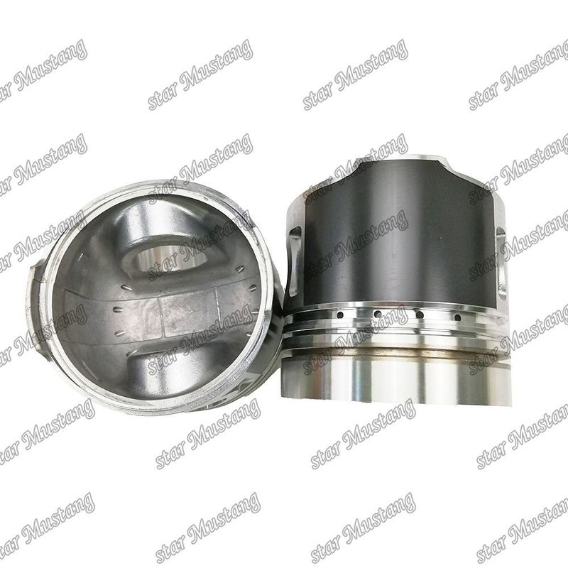 پیستون S6K S6KT 3066 E320C خنک کننده 58mm اتاق احتراق 297-7753 برای موتور دیزل Caterpillar Mitsubishi