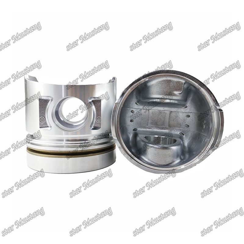 پیستون S6K S6KT 3066 سطح روشن بدون خنک کننده داخلی 60 اتاق احتراق 34317-08100 برای میتسوبیشی