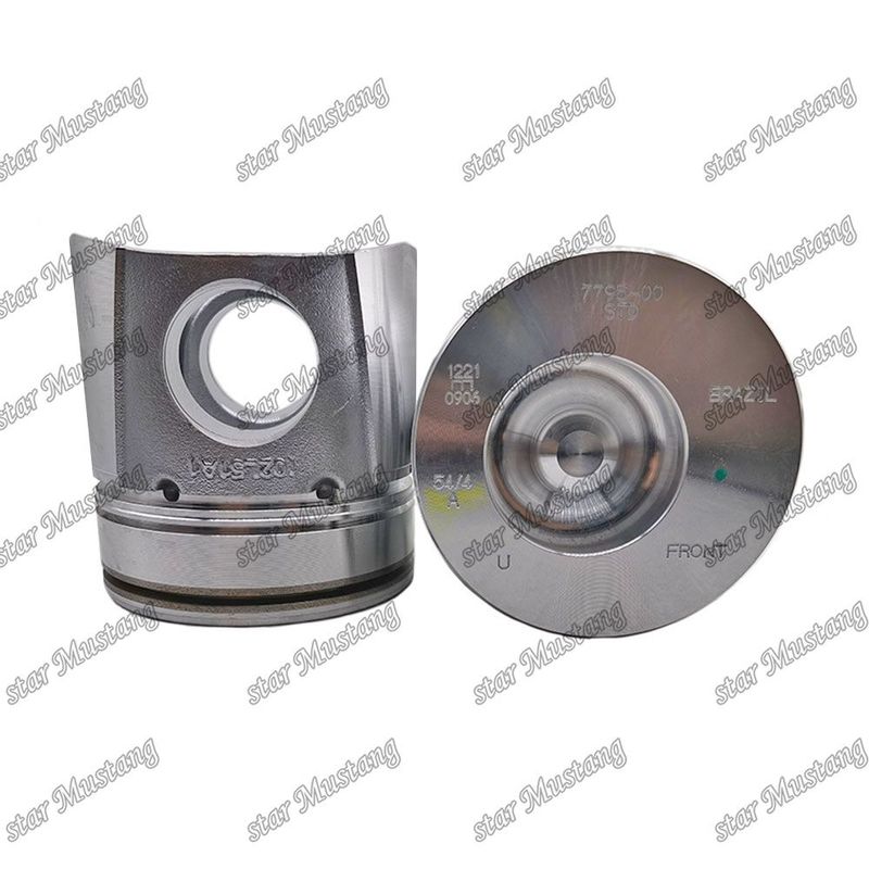 پیستون 4BT 4D102 6BT 6BT5.9 6D102 اتاق احتراق 50 میلی متری 6738-31-2110 6738-31-2111 3957795 3807795 برای کامینز کوماتسو
