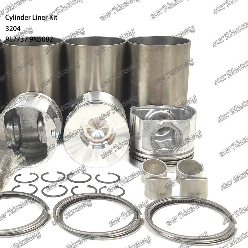 برای موتور Caterpillar 3204 کیت لاینر سیلندر 9L7737 1W1661 9N5082 قطعات تعمیر موتور دیزل مکانیکی