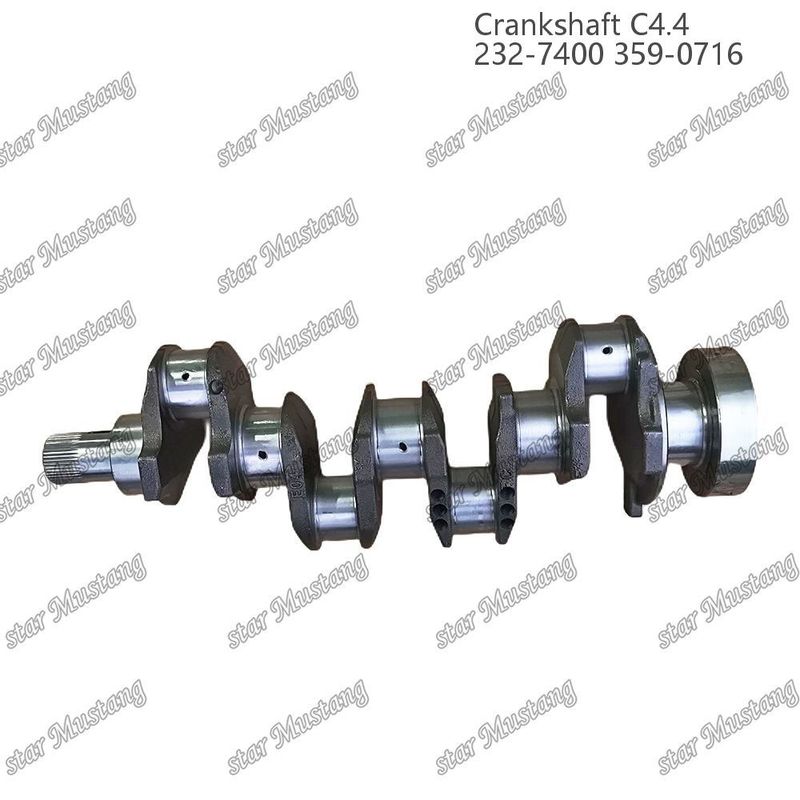 شفت کرک C4.4 فولاد جعل شده EFI 63mm با اسپلین 232-7400 359-071 برای قطعات تعمیر موتور دیزل Caterpillar