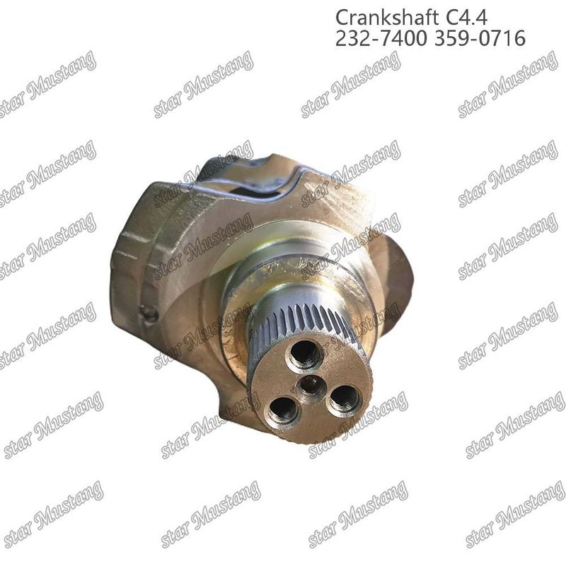 شفت کرک C4.4 فولاد جعل شده EFI 63mm با اسپلین 232-7400 359-071 برای قطعات تعمیر موتور دیزل Caterpillar