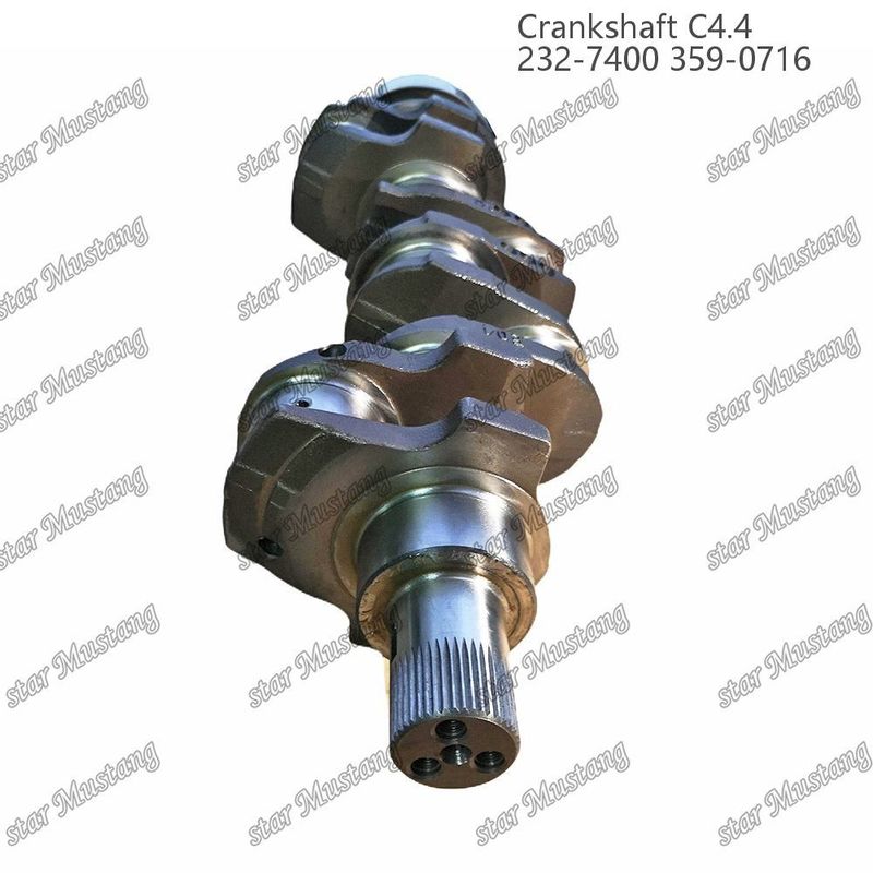 شفت کرک C4.4 فولاد جعل شده EFI 63mm با اسپلین 232-7400 359-071 برای قطعات تعمیر موتور دیزل Caterpillar