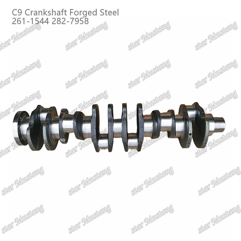 شفت کرک C9 فولاد جعل شده 261-1544 282-7958 برای قطعات تعمیر موتور دیزل Caterpillar