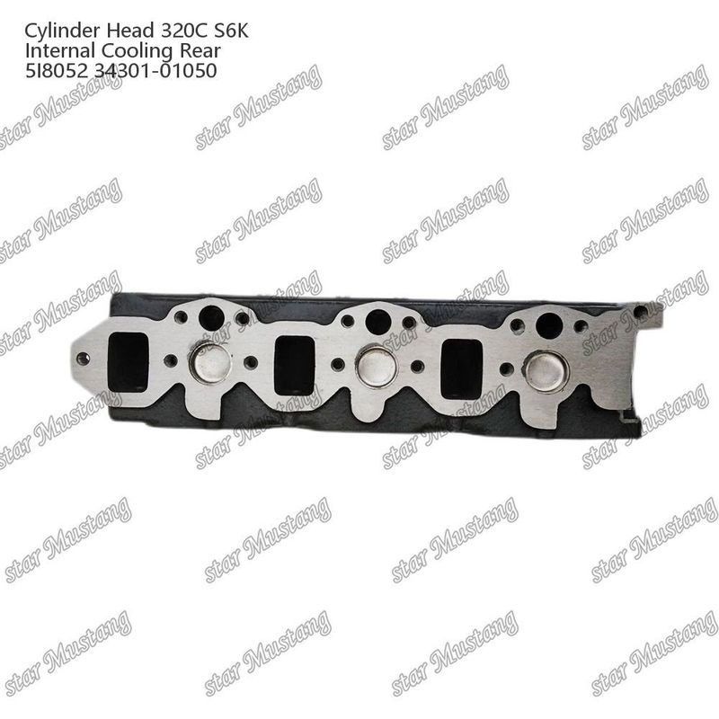 320C S6K سر سیلندر موتور خنک کننده داخلی عقب 5I8052 34301-01050 برای میتسوبیشی برای قطعات معدنی موتور