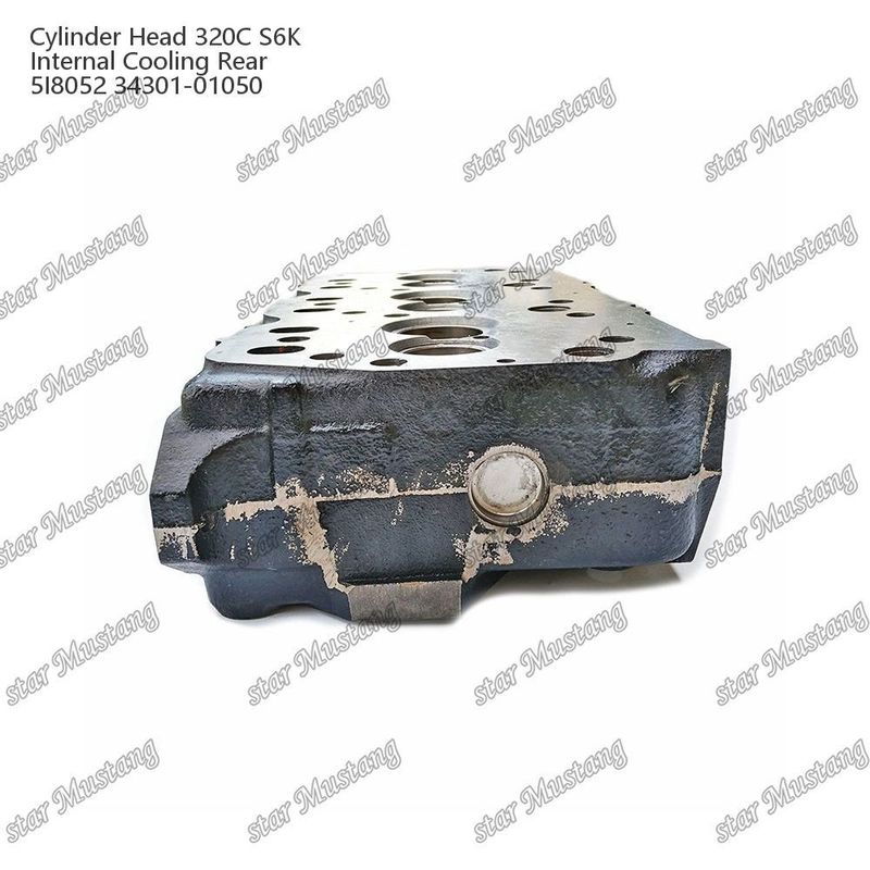 320C S6K سر سیلندر موتور خنک کننده داخلی عقب 5I8052 34301-01050 برای میتسوبیشی برای قطعات معدنی موتور