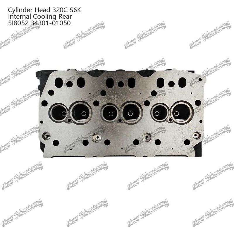 320C S6K سر سیلندر موتور خنک کننده داخلی عقب 5I8052 34301-01050 برای میتسوبیشی برای قطعات معدنی موتور