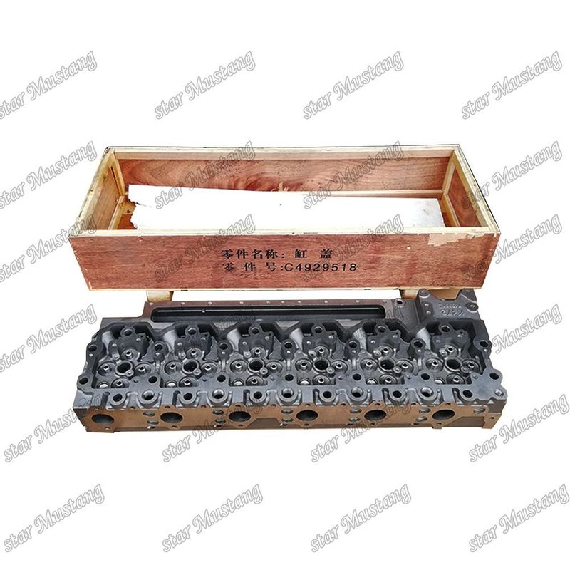 6L 6LT سر سیلندر موتور تزریق مستقیم 4929518 برای قطعات معدنی موتور کامینز