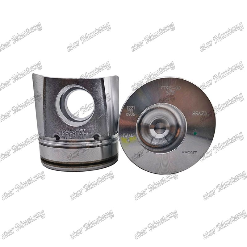 پیستون 4BT 4D102 6BT 6BT5.9 6D102 50mm اتاق احتراق 3957795 3807795 برای قطعات تعمیر موتور دیزل کامینز