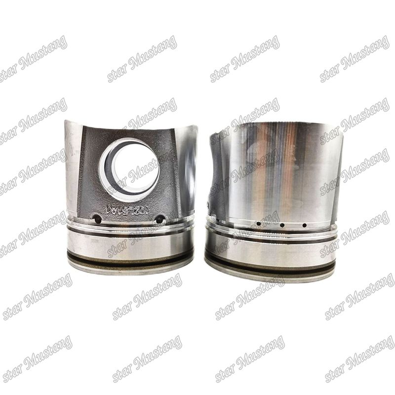 پیستون 4BT 4D102 6BT 6BT5.9 6D102 50mm اتاق احتراق 3957795 3807795 برای قطعات تعمیر موتور دیزل کامینز