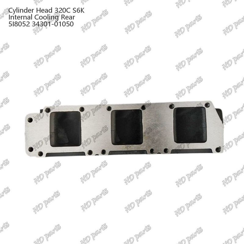 سر سیلندر 320C S6K خنک کننده داخلی عقب 5I8052 34301-01050 برای قطعات معدنی موتور Mitsubishi
