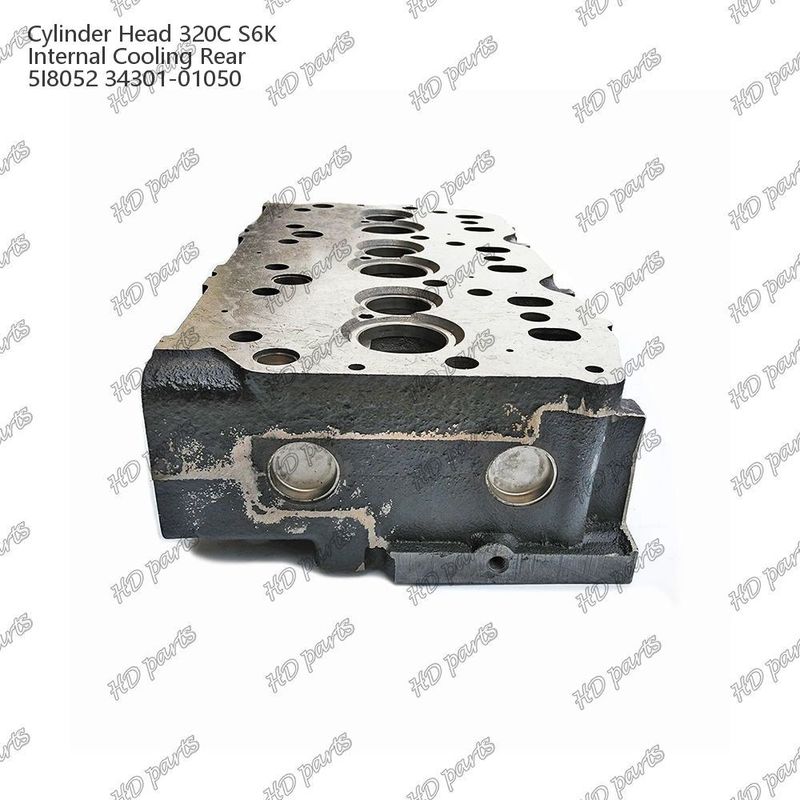سر سیلندر 320C S6K خنک کننده داخلی عقب 5I8052 34301-01050 برای قطعات معدنی موتور Mitsubishi