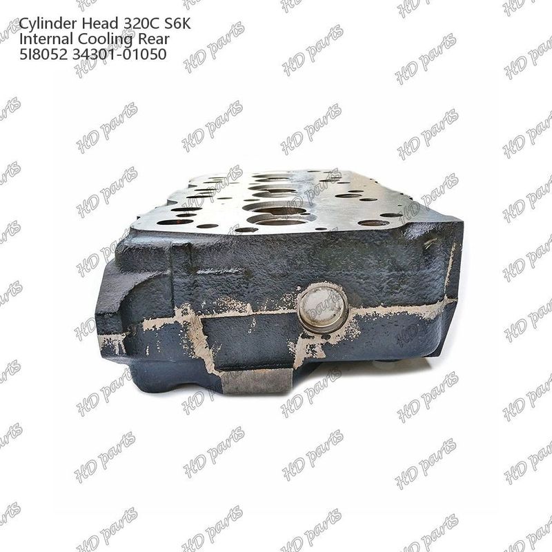 سر سیلندر 320C S6K خنک کننده داخلی عقب 5I8052 34301-01050 برای قطعات معدنی موتور Mitsubishi
