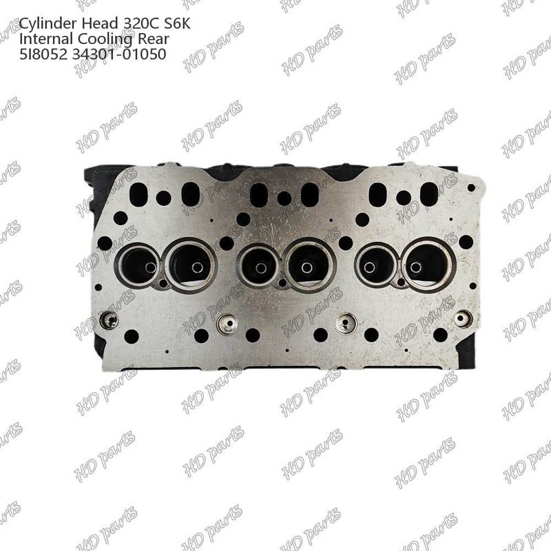 سر سیلندر 320C S6K خنک کننده داخلی عقب 5I8052 34301-01050 برای قطعات معدنی موتور Mitsubishi