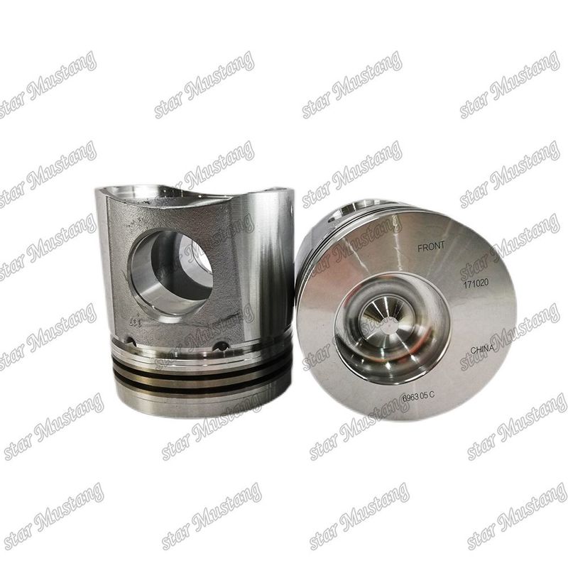 پیستون 6CT 6D114 3926963 اتاق احتراق 58mm برای قطعات تعمیر موتور دیزل کامینز