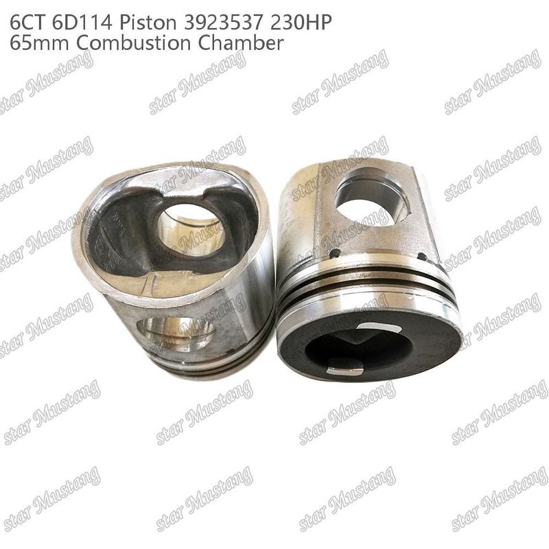 پیستون 6CT 6D114 230HP 3923537 اتاق احتراق 65mm برای قطعات تعمیر موتور دیزل کامینز