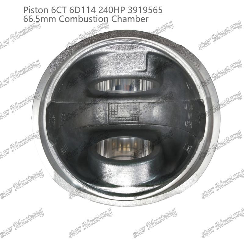 پیستون 6CT 6D114 240HP 3919565 66.5mm اتاق احتراق برای قطعات تعمیر موتور دیزل کامینز