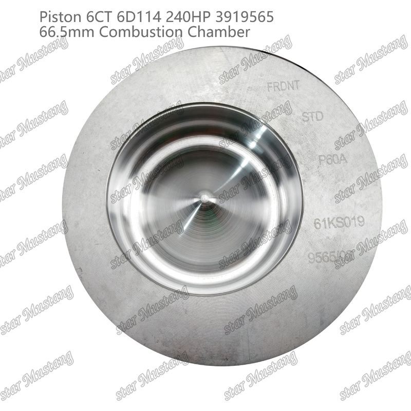 پیستون 6CT 6D114 240HP 3919565 66.5mm اتاق احتراق برای قطعات تعمیر موتور دیزل کامینز
