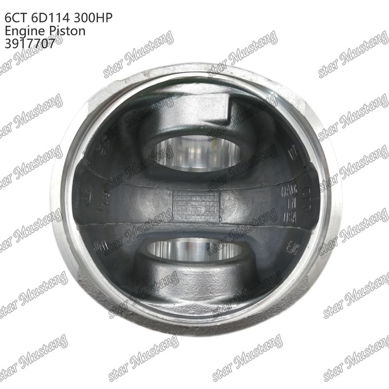 پیستون 6CT 6D114 300HP 3917707 55mm اتاق احتراق برای قطعات تعمیر موتور دیزل کامینز