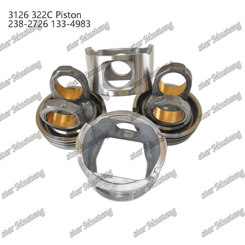 پیستون با پین 3126 322C اتاق اندازه 74mm 238-2726 133-4983