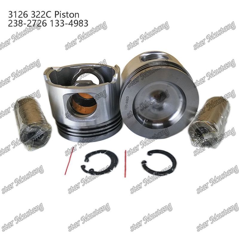 پیستون با پین 3126 322C اتاق اندازه 74mm 238-2726 133-4983